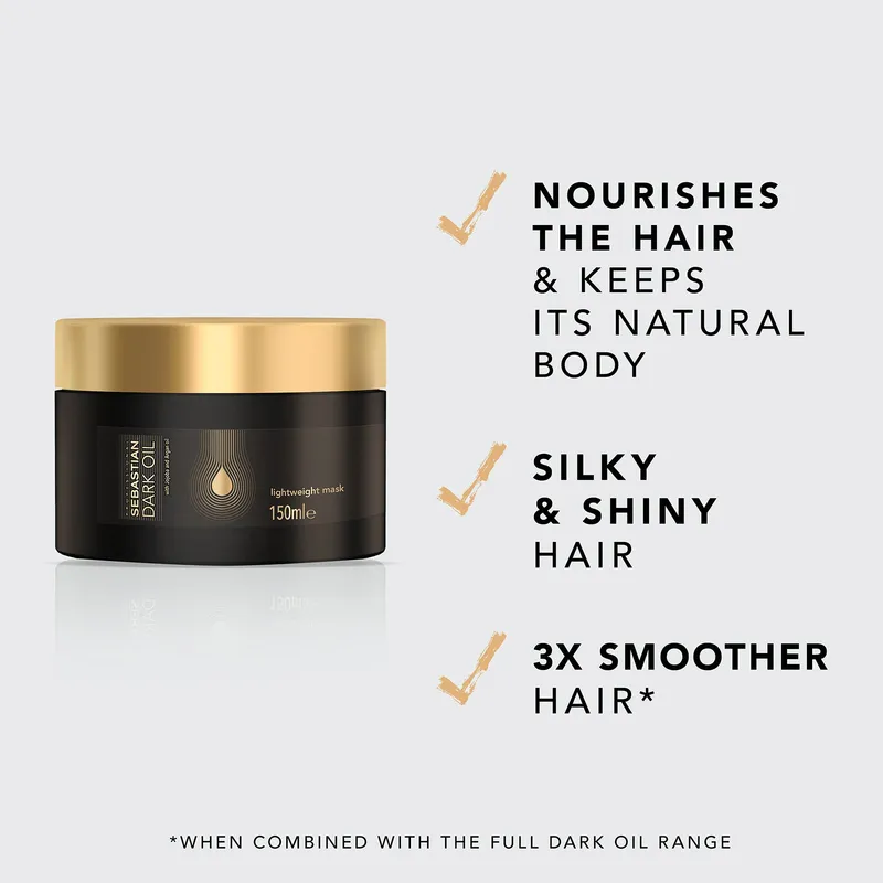 Bild 2 för Sebastian Professional Dark Oil Mask 150 ml