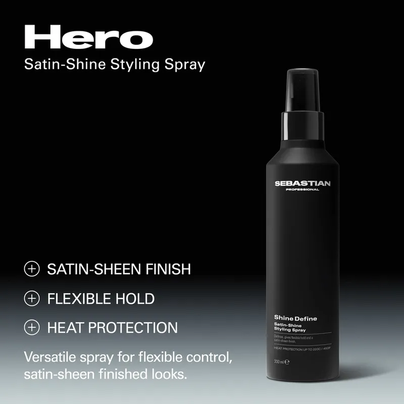 Bild 3 för Sebastian Professional Shine Define Satin-Shine Styling Spray 200