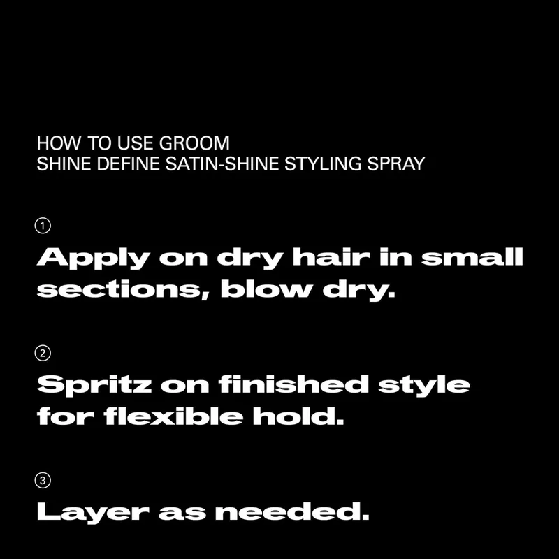 Bild 6 för Sebastian Professional Shine Define Satin-Shine Styling Spray 200