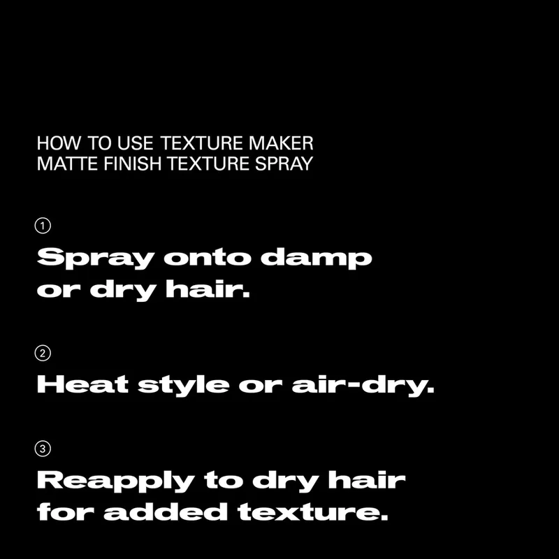 Bild 5 för Sebastian Professional Texture Maker Matte Finish Texture Spray 1