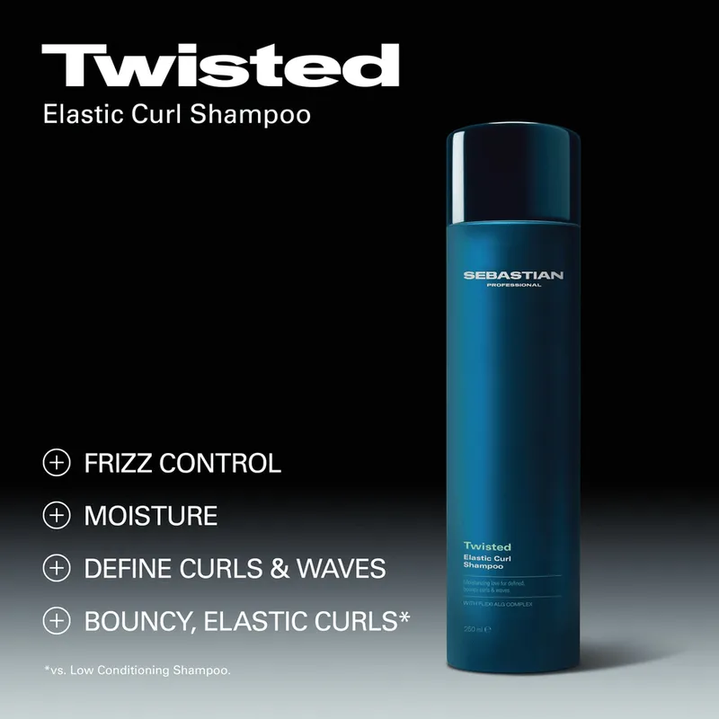 Bild 3 för Sebastian Professional Twisted Elastic Curls Shampoo 250ml