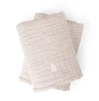Produktfoto för Sebra - Nursing Towel 6-layer, 2-pack - Sköttillbehör - Rose - L58 x W40 cm