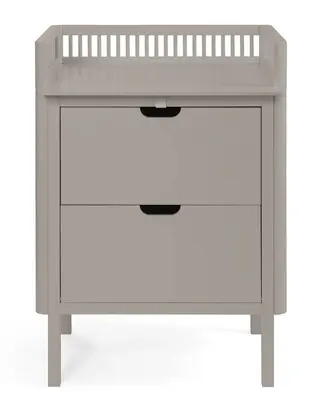 Produktfoto för Sebra - Sebra Puslebord, Skuffer - Skötbord - Jetty beige - H102 x L70 x B75 cm
