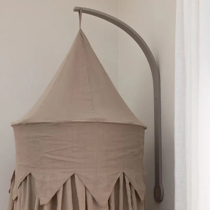 Bild 2 för Sebra vägghållare sänghimmel, jetty beige