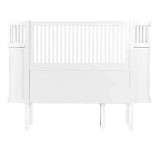 Produktfoto för Sebra växasäng baby & jr, classic vit FSC mix