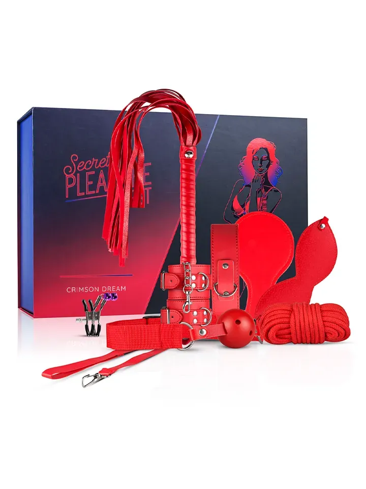Bild 1 för Secret Pleasure Chest Crimson Dream Bondage paket