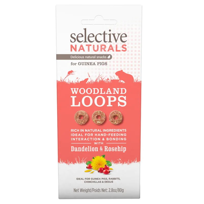 Alternativ bild 0 för Selective Marsvin Woodland Loops 80g. pk. á 4 STK.