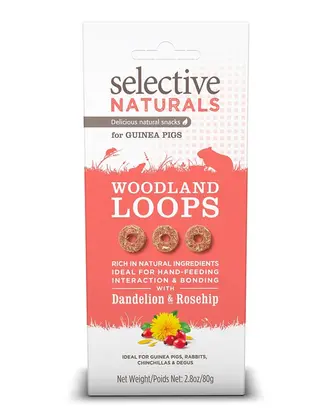 Produktfoto för Selective Marsvin Woodland Loops 80g. pk. á 4 STK.