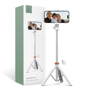 Produktfoto för Selfie stick Tech-Protect TECH-PROTECT L03S BLUETOOTH SELFIE STICK TRIPOD WHITE