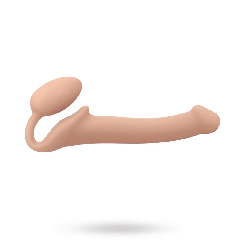 Alternativ bild 0 för SEMI-REALISTIC BENDABLE STRAP-ON DILDO - Medium