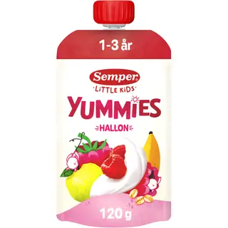 Produktfoto för Semper 2 x Klämmis Yummies Hallon