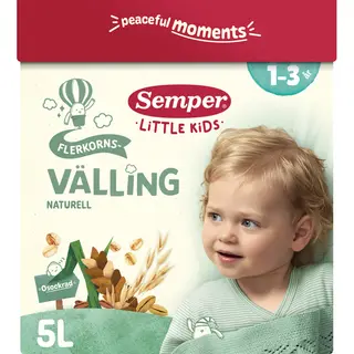 Produktfoto för Semper Barnmat Fullkornsvälling & Naturell