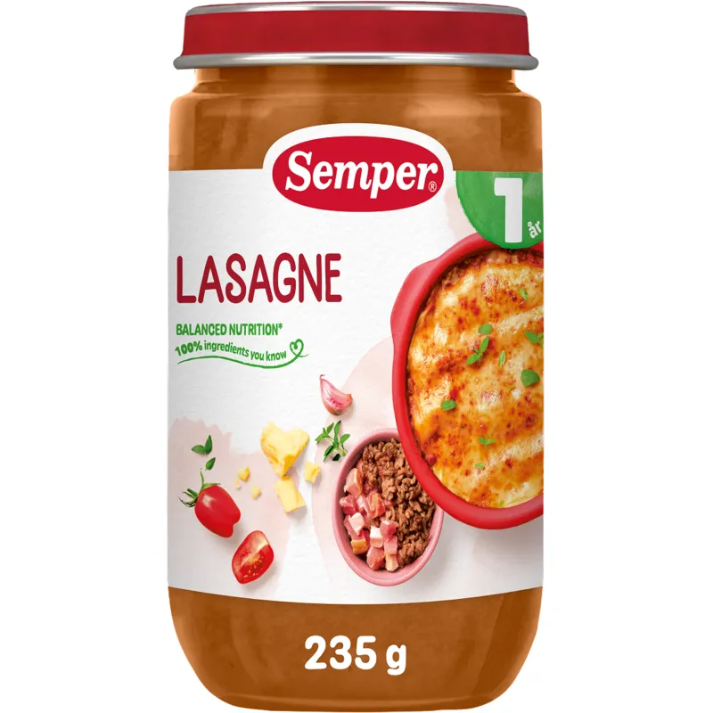 Bild 1 för Semper Lasagne 1 år