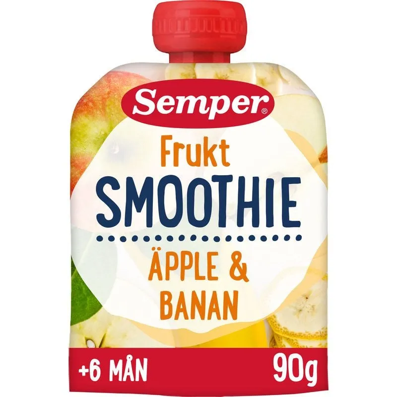 Bild 1 för Semper Smoothie frukt 90 g