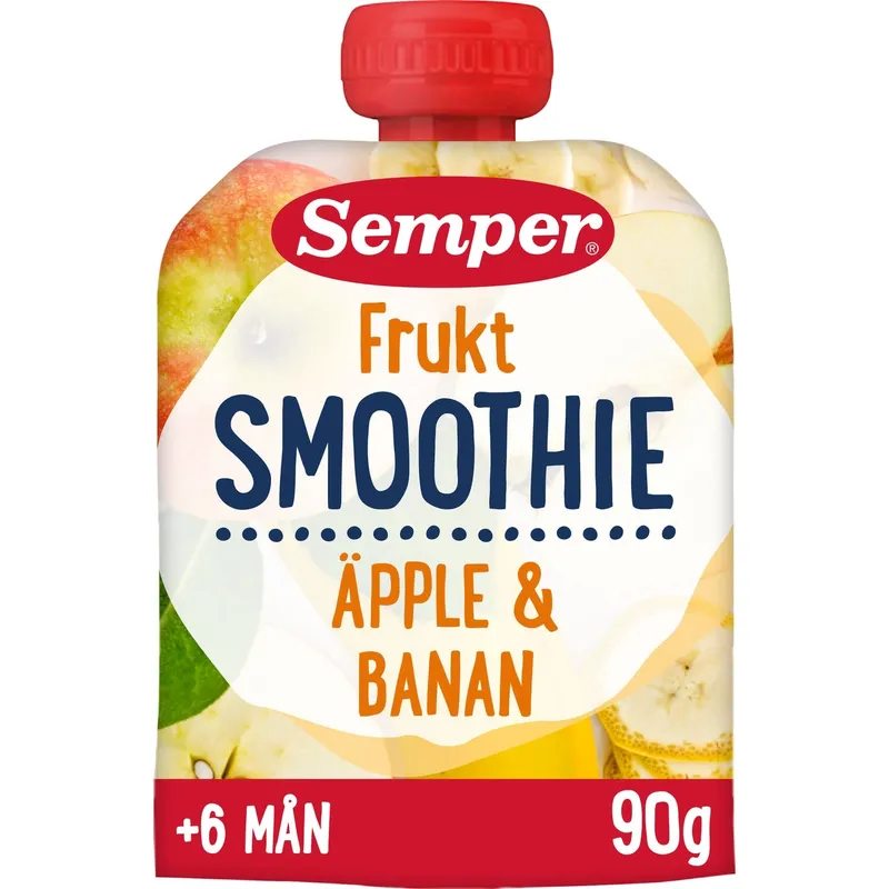 Bild 2 för Semper Smoothie frukt 90 g