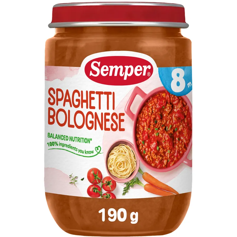 Bild 1 för Semper Spaghetti Bolognese 8 månader