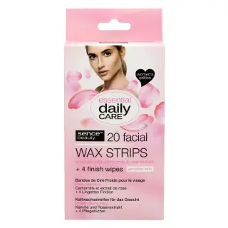 Produktfoto för Sencebeauty Essential daily Care Hair Removal Wax Strips Sensitive Ski