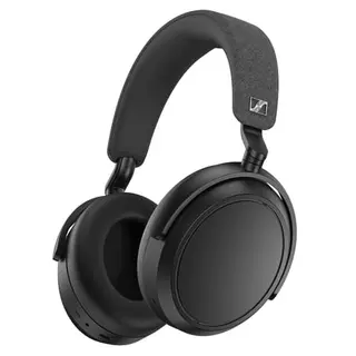 Produktfoto för Sennheiser MOMENTUM 4 - Hörlurar med mikrofon - fullstorlek - Bluetooth - trådlös, kabelansluten - aktiv brusradering - 2,5 mm kontakt, USB-C - svart