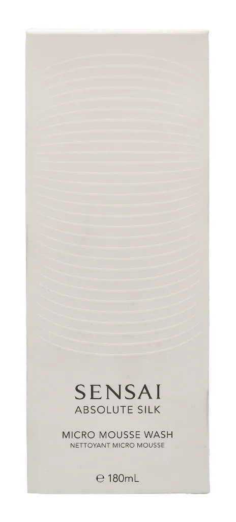 Bild 2 för SENSAI - Absolute Silk Micro Mousse Wash 180 ml på Skincity.com