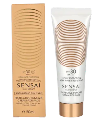 Produktfoto för Sensai Silky Bronze Protective Cream Face SPF 30