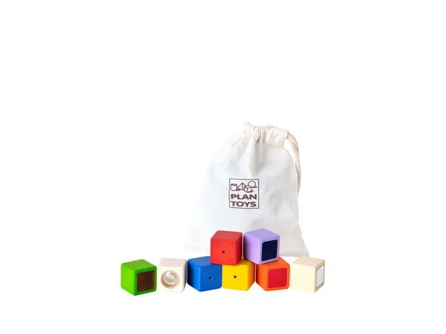 Alternativ bild 0 för Sensoriska aktivitetsklossar PLANTOYS
