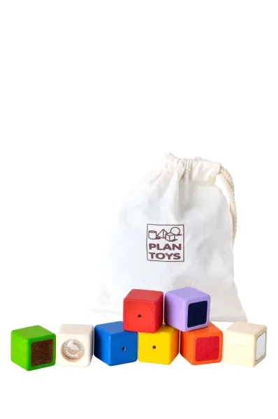 Alternativ bild 0 för Sensoriska aktivitetsklossar PLANTOYS