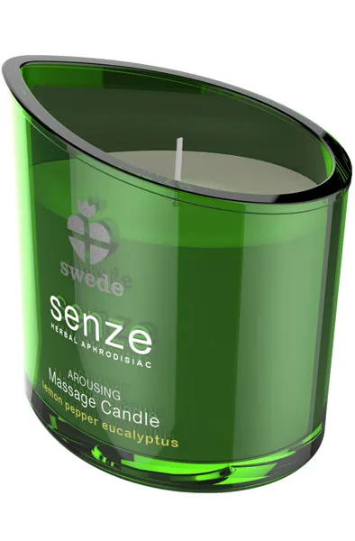 Bild 1 för Senze Arousing Massageljus - Lemon Pepper Eucalyptus
