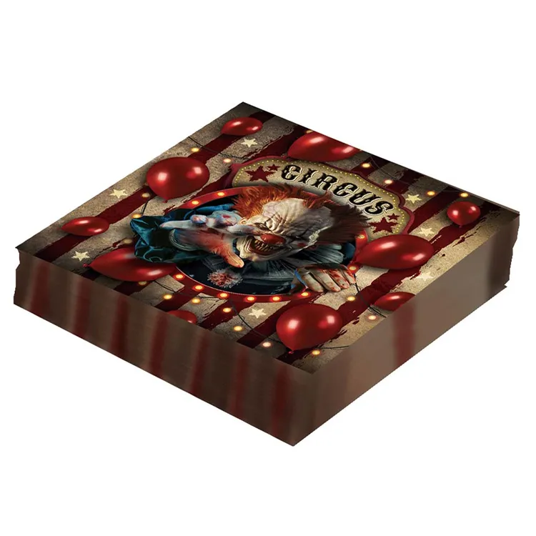 Alternativ bild 0 för Servetter Halloween Circus 12-pack