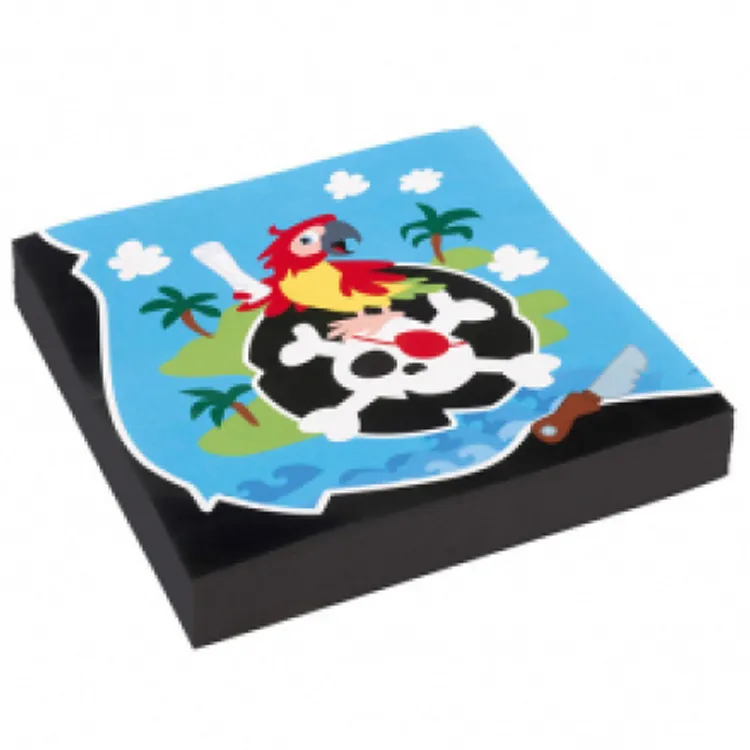 Alternativ bild 0 för Servetter Pirat Jolly Roger 20-pack
