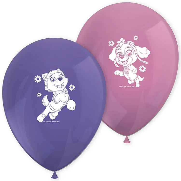 Alternativ bild 0 för Set of 8 Paw Patrol Balloons: Skye &amp  Everest
