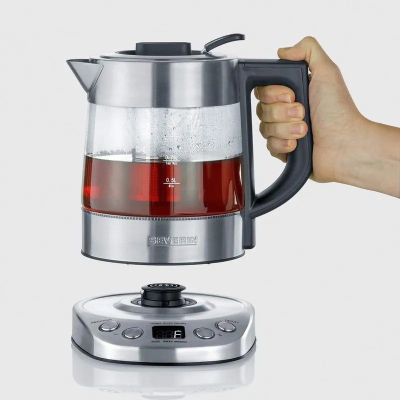 Bild 2 för Severin Deluxe tekokare/vattenkokare, 1 liter