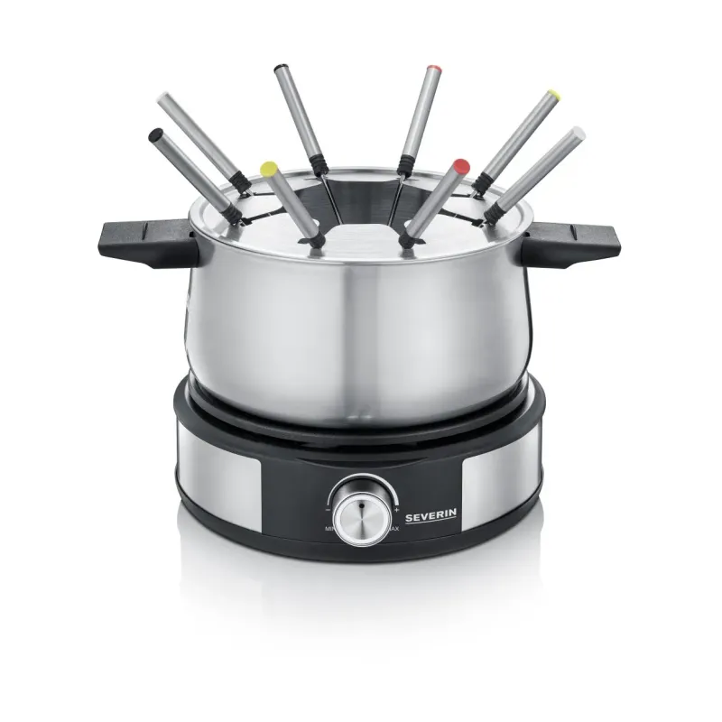 Alternativ bild 0 för SEVERIN FO 2471 - fondue pot/crepe maker - black
