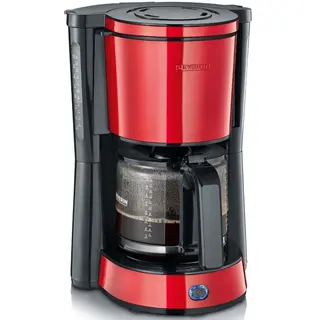 Produktfoto för SEVERIN KA 4817 - Kaffemaskin - 10 koppar - fire red metallic/black