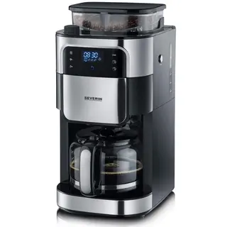 Produktfoto för Severin KA4813 kaffebryggare med inbyggd kvarn, touch display