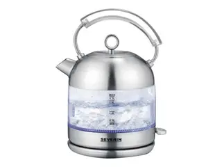 Produktfoto för Severin Retro vattenkokare 1,7 liter, glas