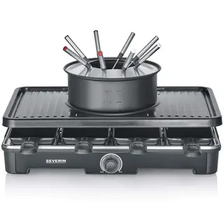 Produktfoto för Severin RG 2347, 8 person(er), Plast, Sort, Rektangulær, Dreje, 1,95 m
