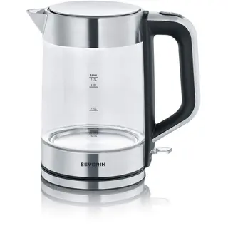 Produktfoto för Severin Vattenkokare glas 1,7L 2200W