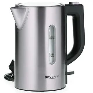 Produktfoto för SEVERIN WK 3647 Mini Travel - Vattenkokare - 0.5 liter - 1.1 kW - borstat stål/svart