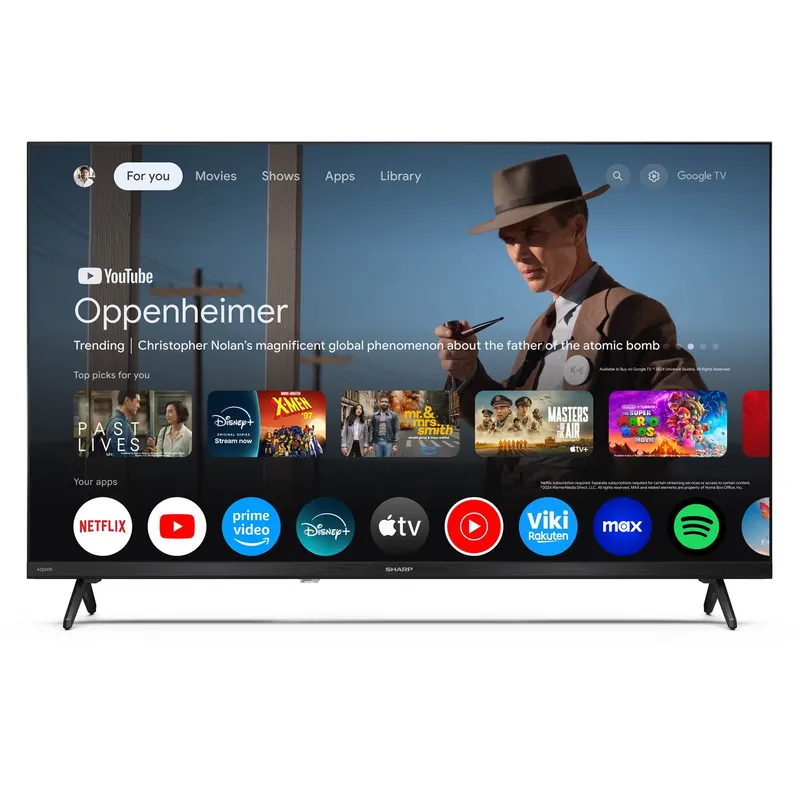 Bild 2 för Sharp 32HF3265E - 32 Diagonal klass LED-bakgrundsbelyst LCD-TV - QLED - Smart TV - Google TV - 720p 1366 x 768 - HDR - Quantum Dot