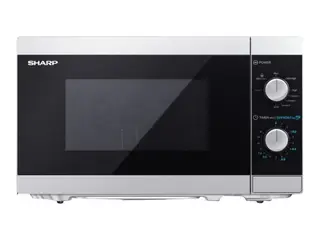 Produktfoto för Sharp YC-MG01E-S - Mikrovågsugn med grill - 20 liter - 800 W - silver/svart