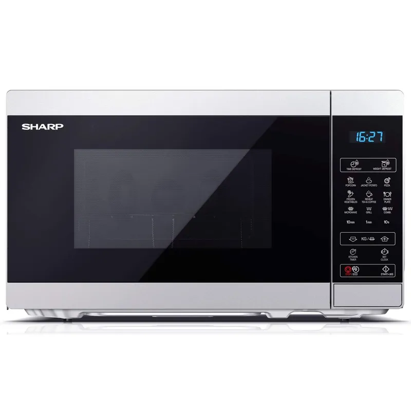 Bild 1 för Sharp YC-MS02E-S - Mikrovågsugn - 20 liter - 800 W - silver