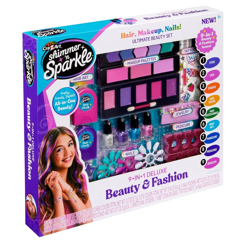 Alternativ bild 0 för SHIMMER N SPARKLE 9 IN 1 DELUXE BEAUTY AND FASHION