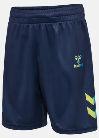 Produktfoto för Shimmer shorts - Dress blues/Limeade - 116