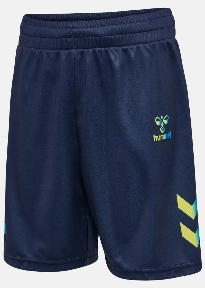 Bild 2 för Shimmer shorts - Dress blues/Limeade - 116