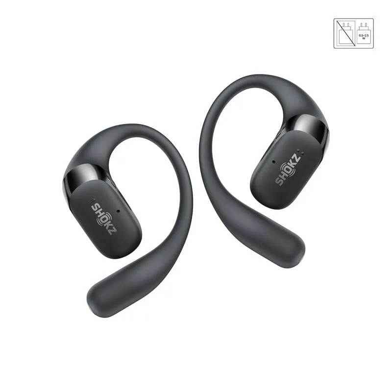 Alternativ bild 0 för SHOKZ OpenFit 2+, Trådlös, Samtal/musik, 4,8 g, Hörlurar, Svart