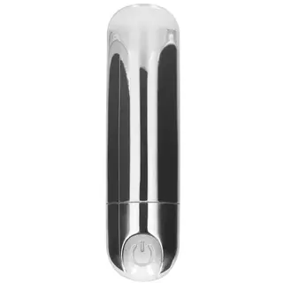 Produktfoto för Shots Toys: Rechargeable Bullet, 10 Speed, silver