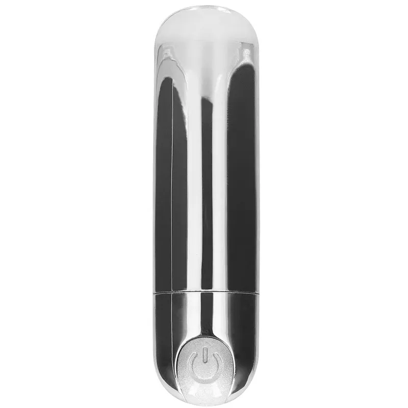 Bild 1 för Shots Toys: Rechargeable Bullet, 10 Speed, silver