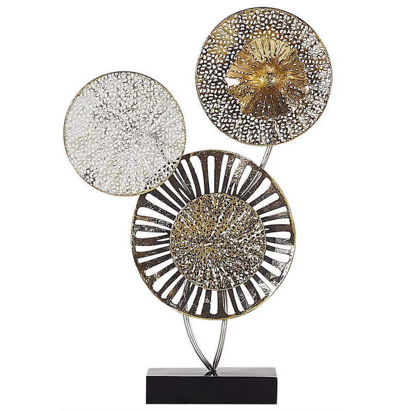 Bild 1 för Shumee Dekorativ metallskulptur guld och silver URANIUM