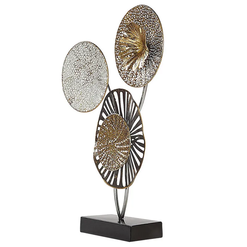 Bild 3 för Shumee Dekorativ metallskulptur guld och silver URANIUM
