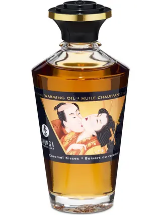 Produktfoto för Shunga: Aphrodisiac Warming Oil, Caramel Kisses, 100 ml